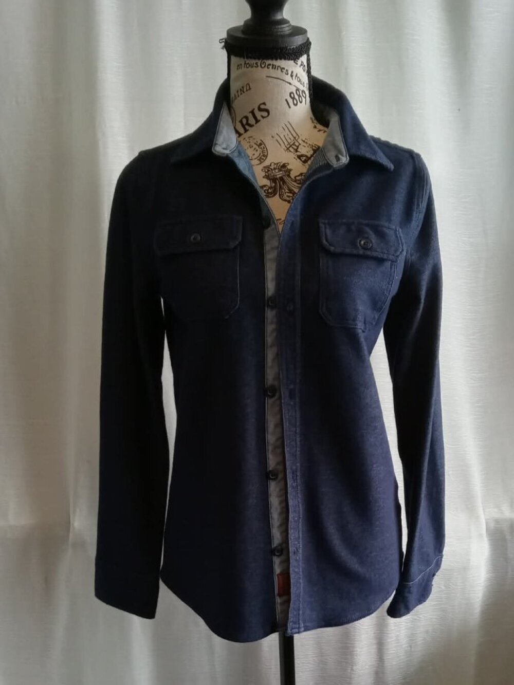 Vintage For all 7 mankind stretch jeans long sleeves shirt